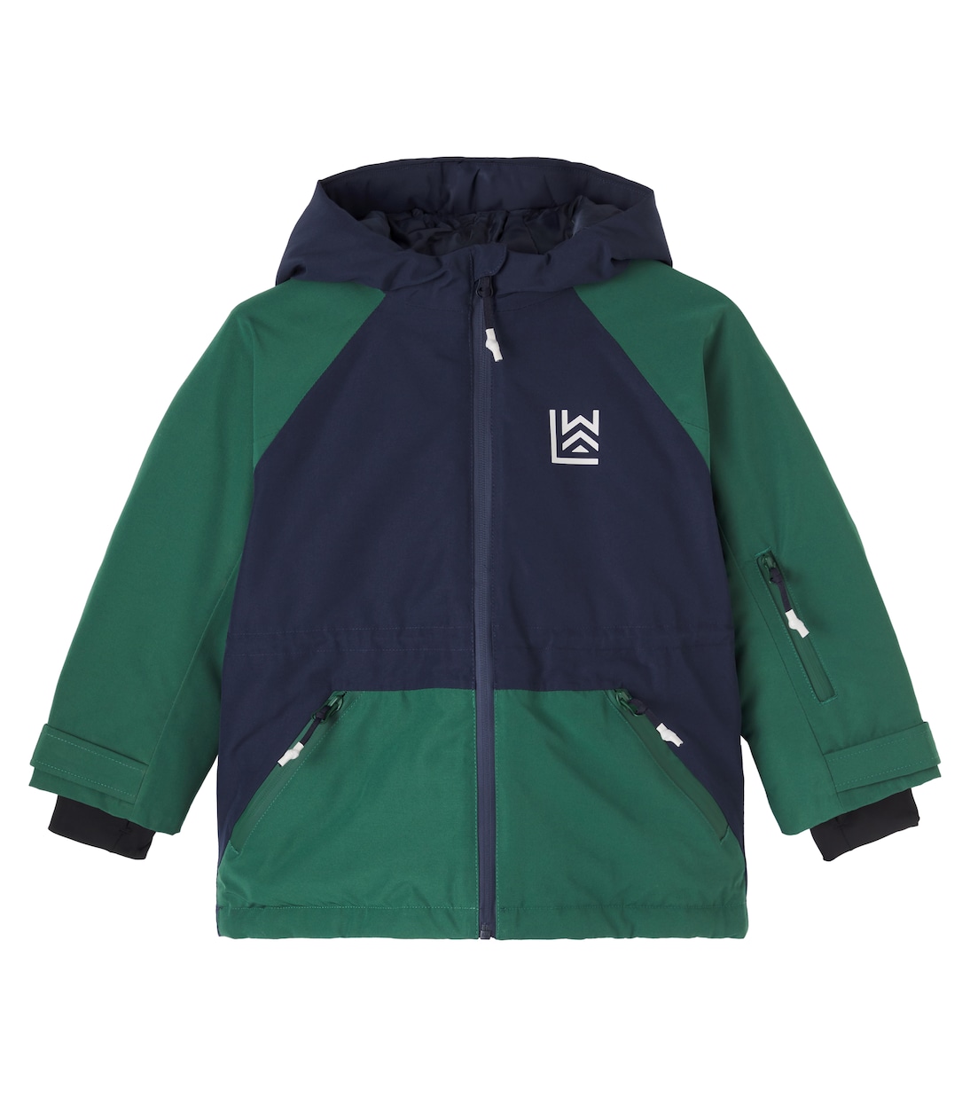 Chaqueta de esquí Kalle con capucha y logo | Liewood