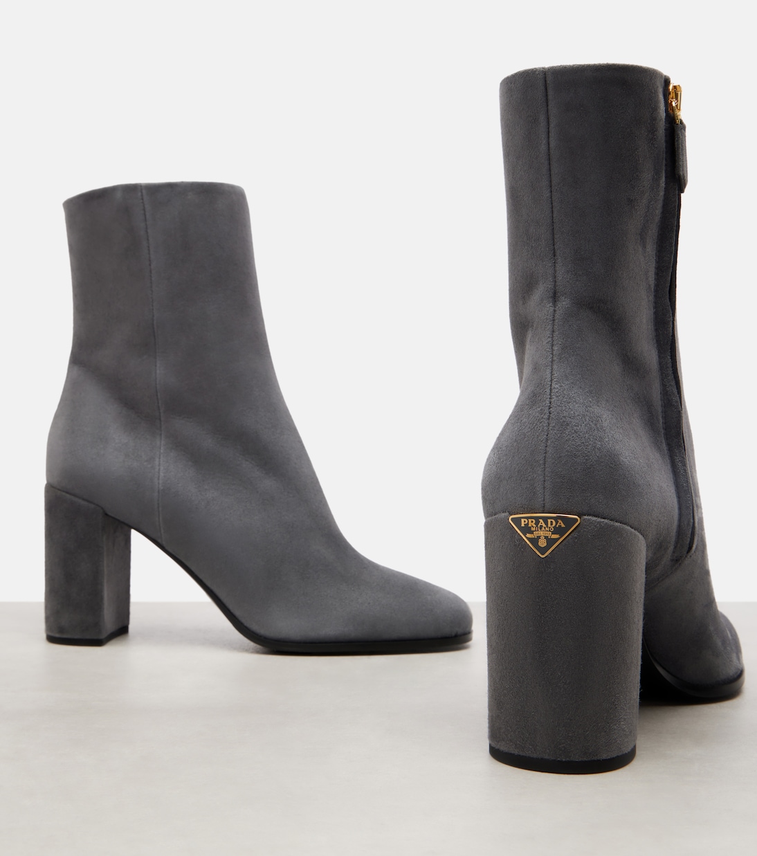 85 suede ankle boots | Prada