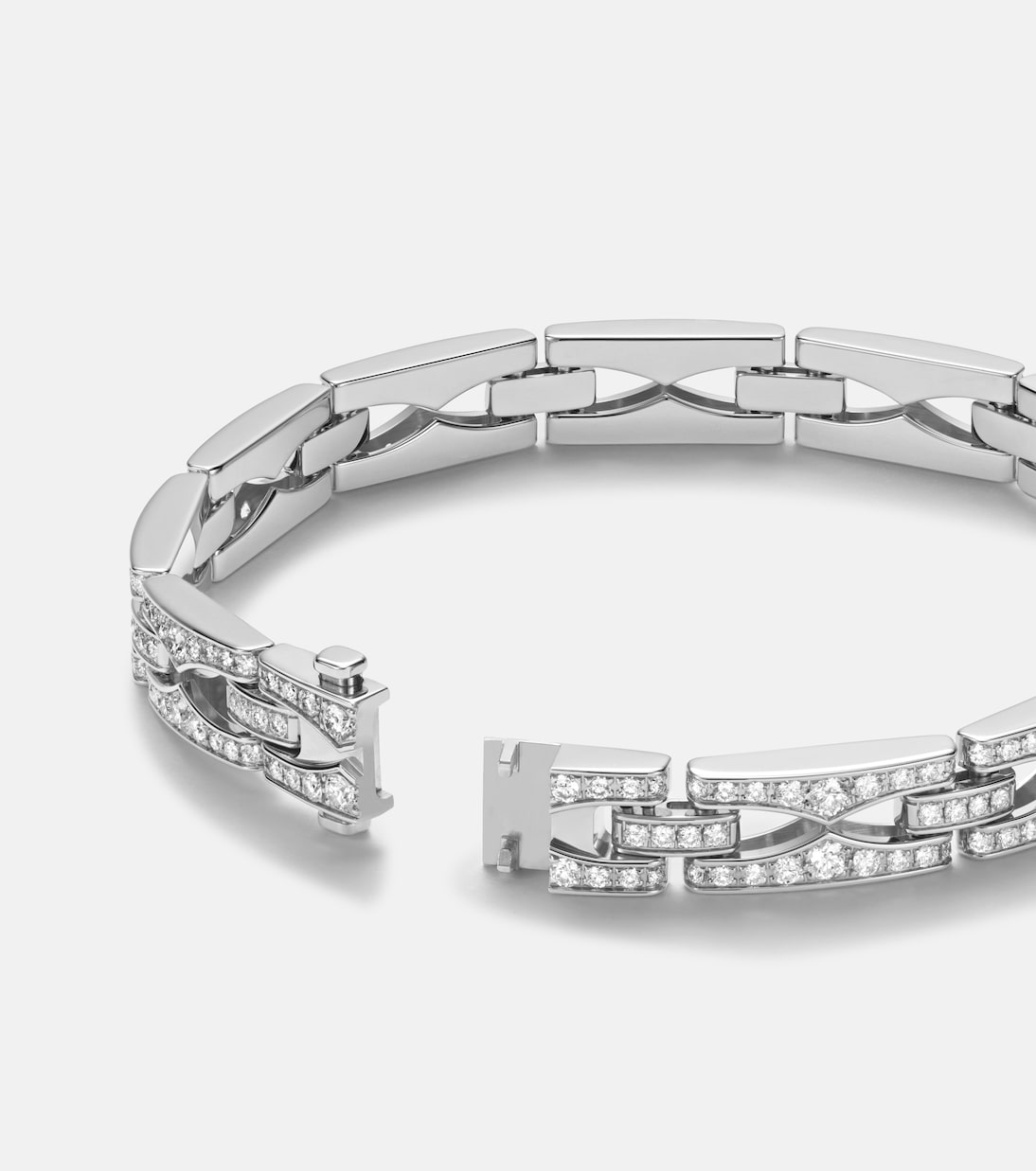 Armband B.zero aus 18kt Weißgold mit Diamanten | Bvlgari