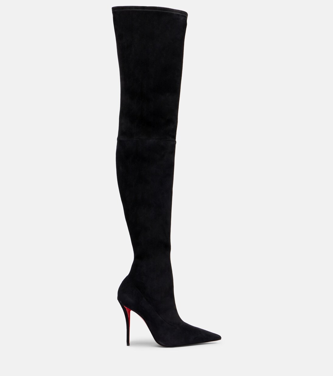 Miss Z 100 suede over-the-knee boots | Christian Louboutin