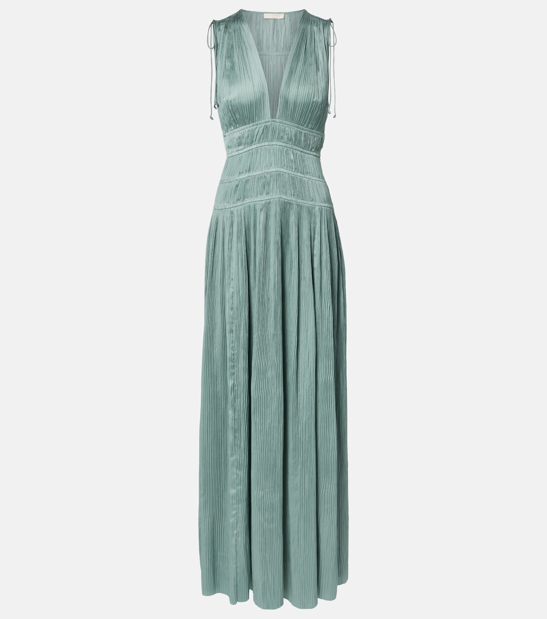 Tasneem satin plissé gown | Ulla Johnson