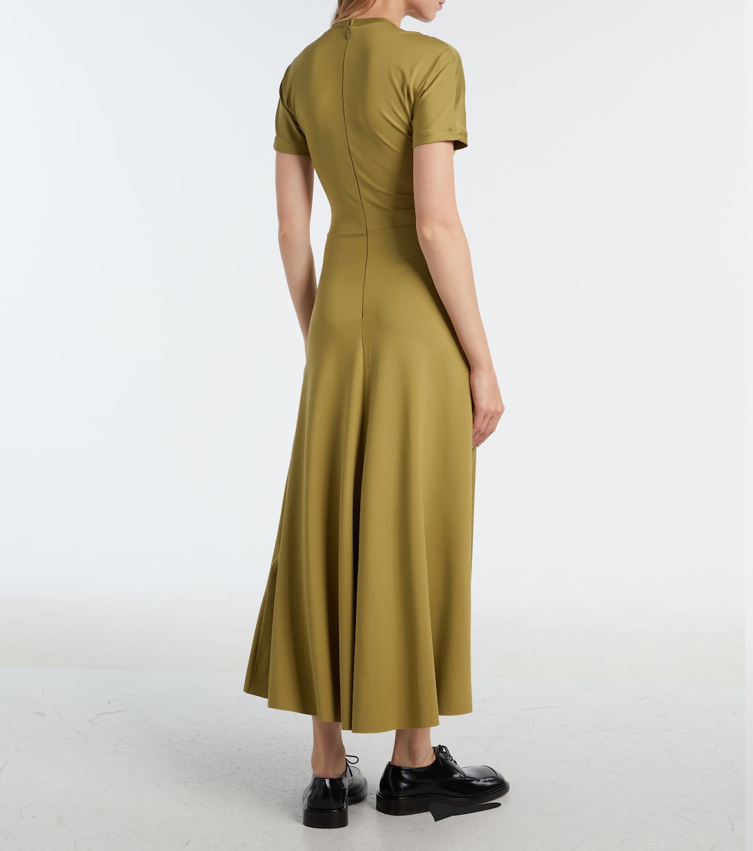Gathered jersey T-shirt dress | Victoria Beckham