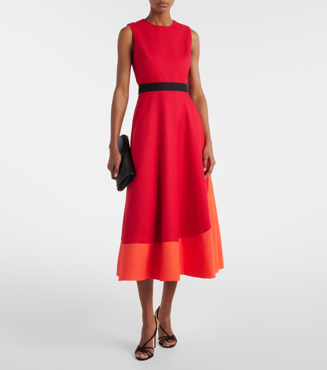 Mire colorblocked midi dress | Roksanda