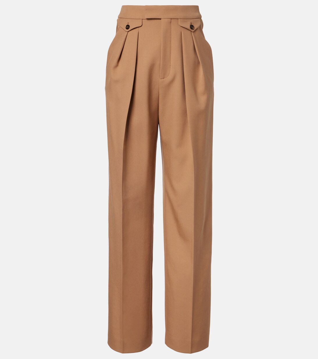 High-rise wool wide-leg pants | Chloé