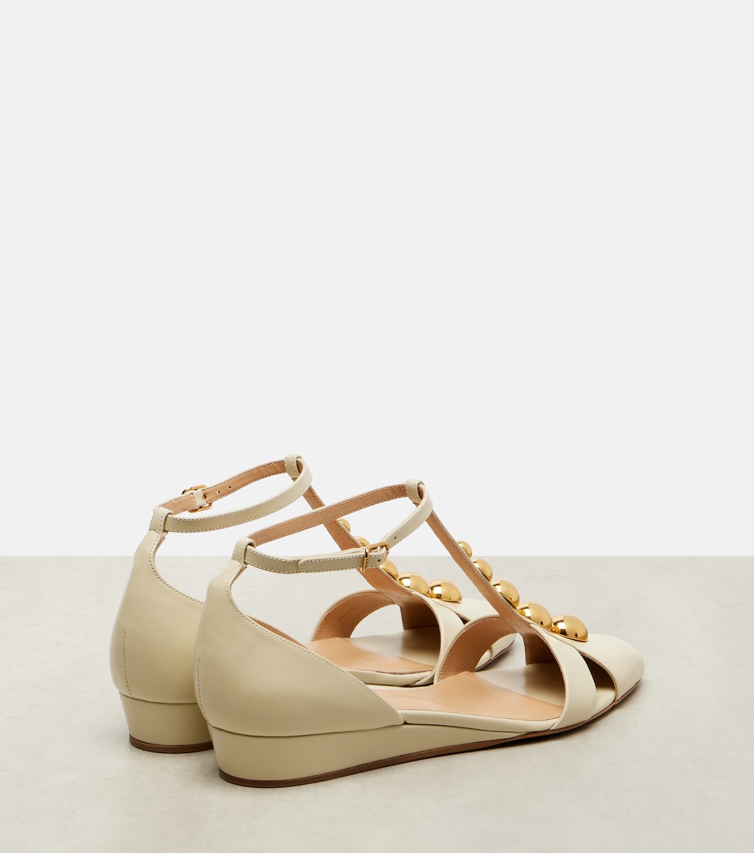 Zapatos planos de piel adornados | Chloé