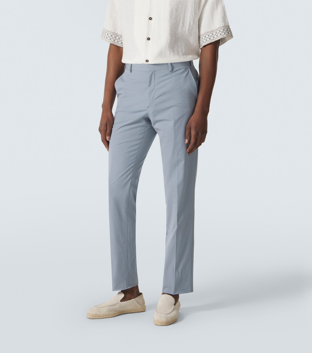 Trevi cotton and silk-blend suit | Brioni