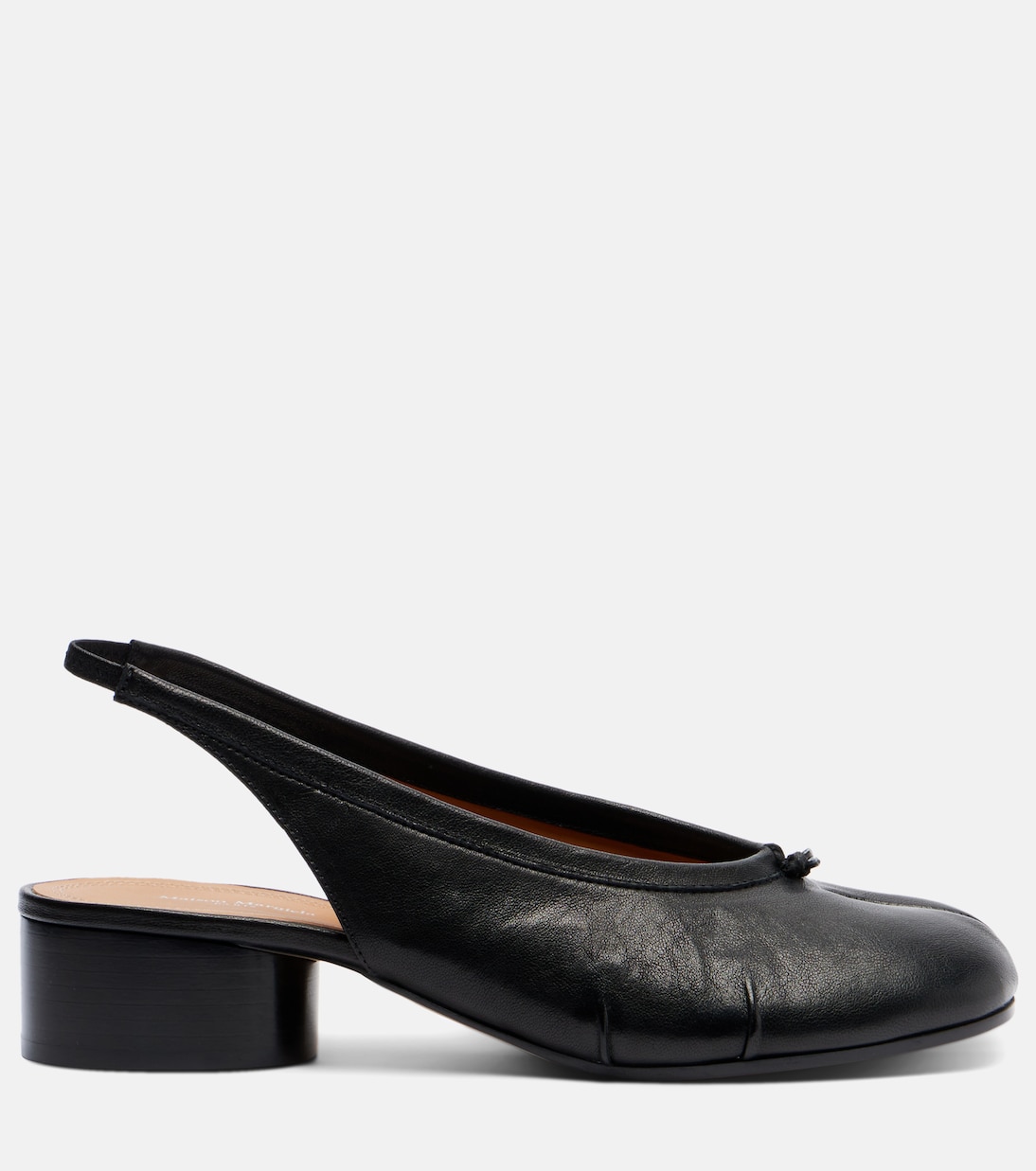 Bailarinas destalonadas Tabi de piel | Maison Margiela