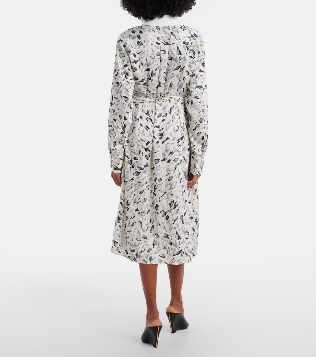 Robe chemise Floyd imprimée en coton mélangé | Altuzarra