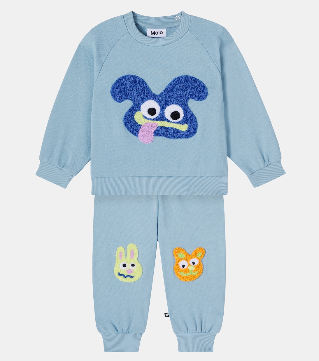 Baby Disc and Simeon sweatshirt and sweatpants set | Molo