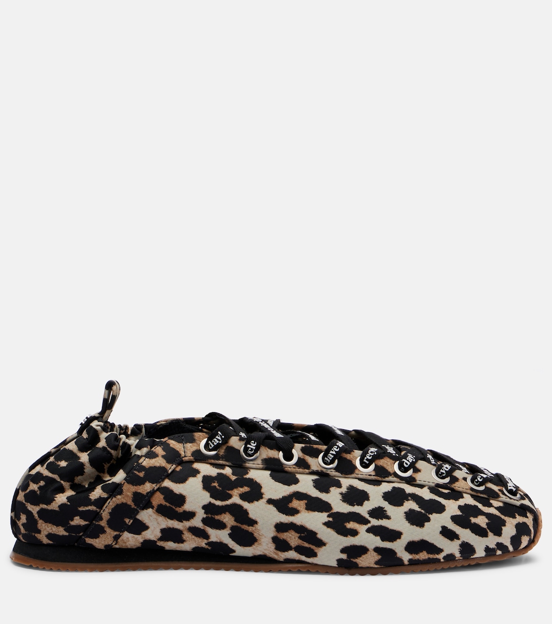 Leopard-print ballet flats | Ganni