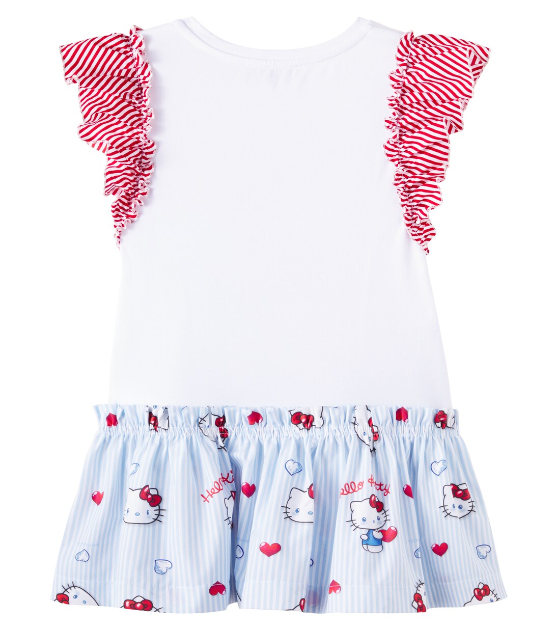 x Hello Kitty cotton jersey dress | Monnalisa