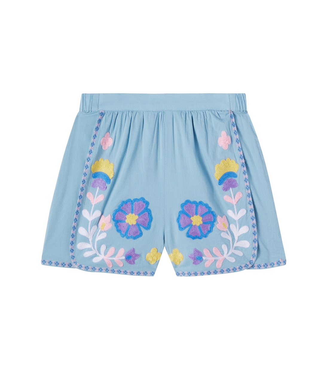Maïwen embroidered cotton shorts | Louise Misha