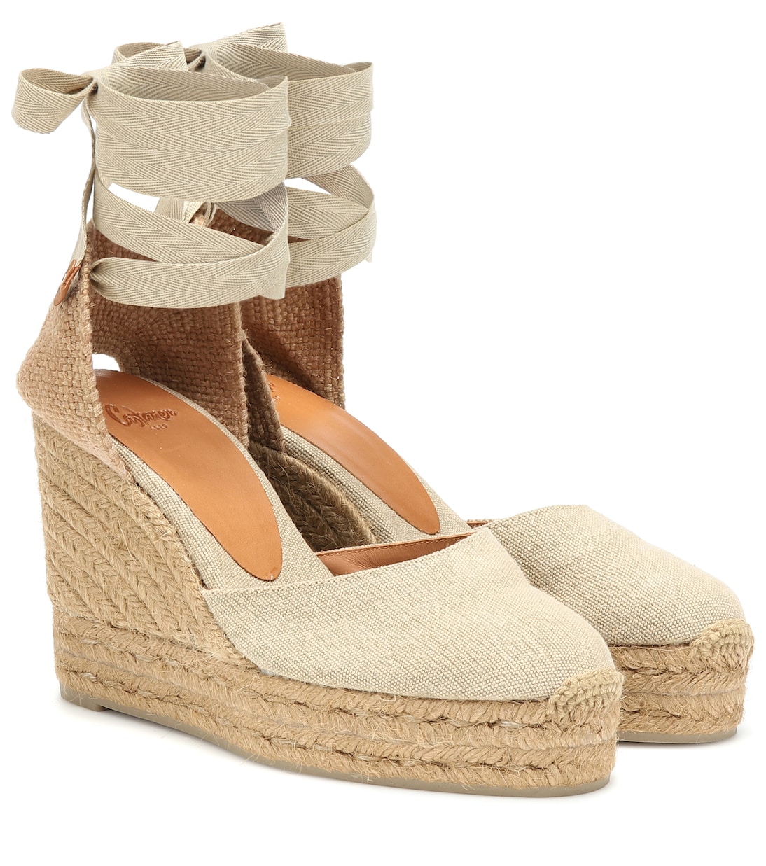 Carina canvas wedge espadrilles | Castañer