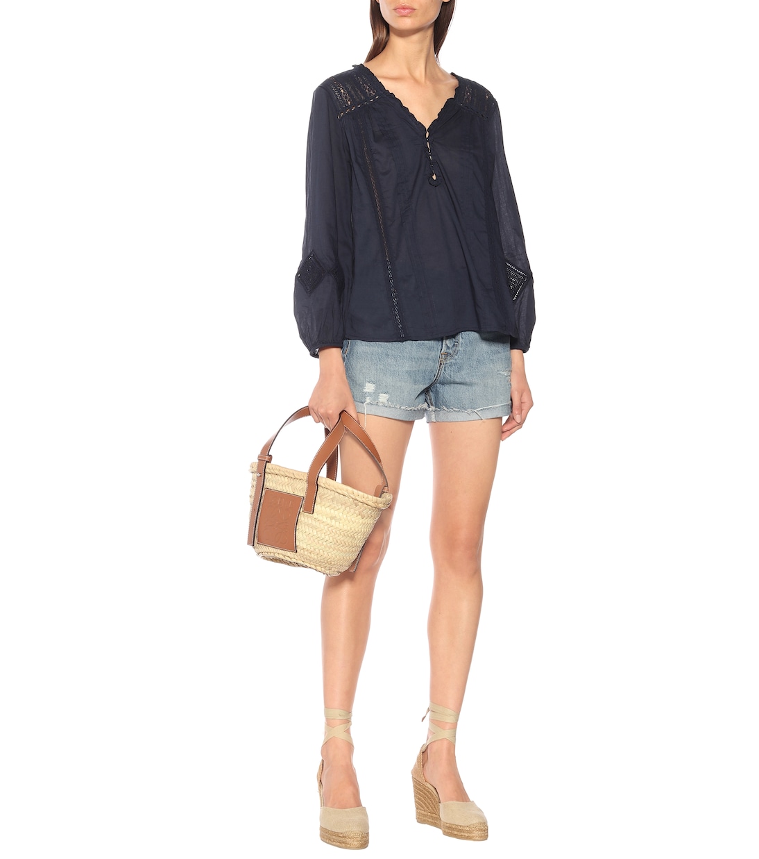 Carina canvas wedge espadrilles | Castañer