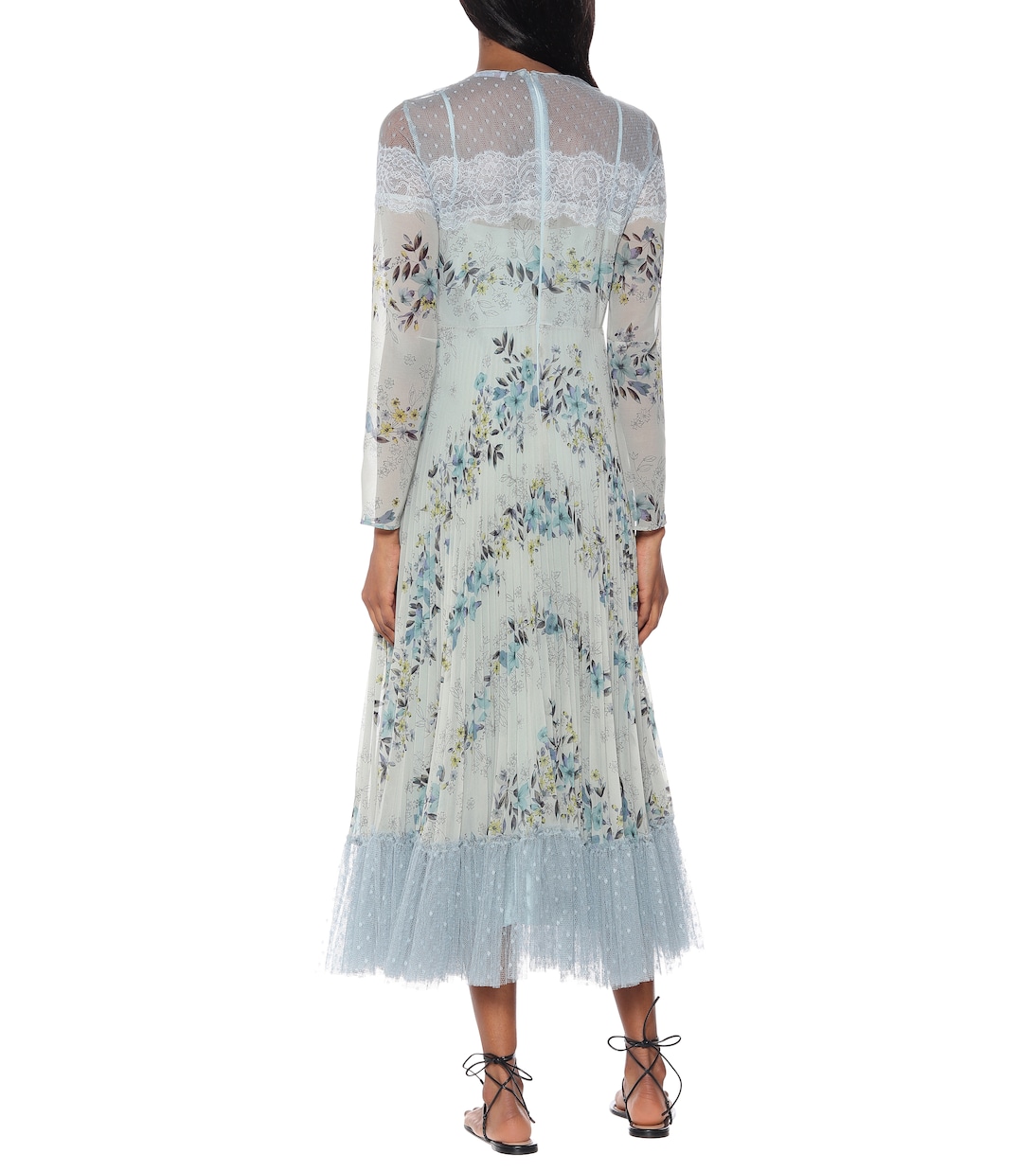 Robe aus Crêpe und Tüll | REDValentino