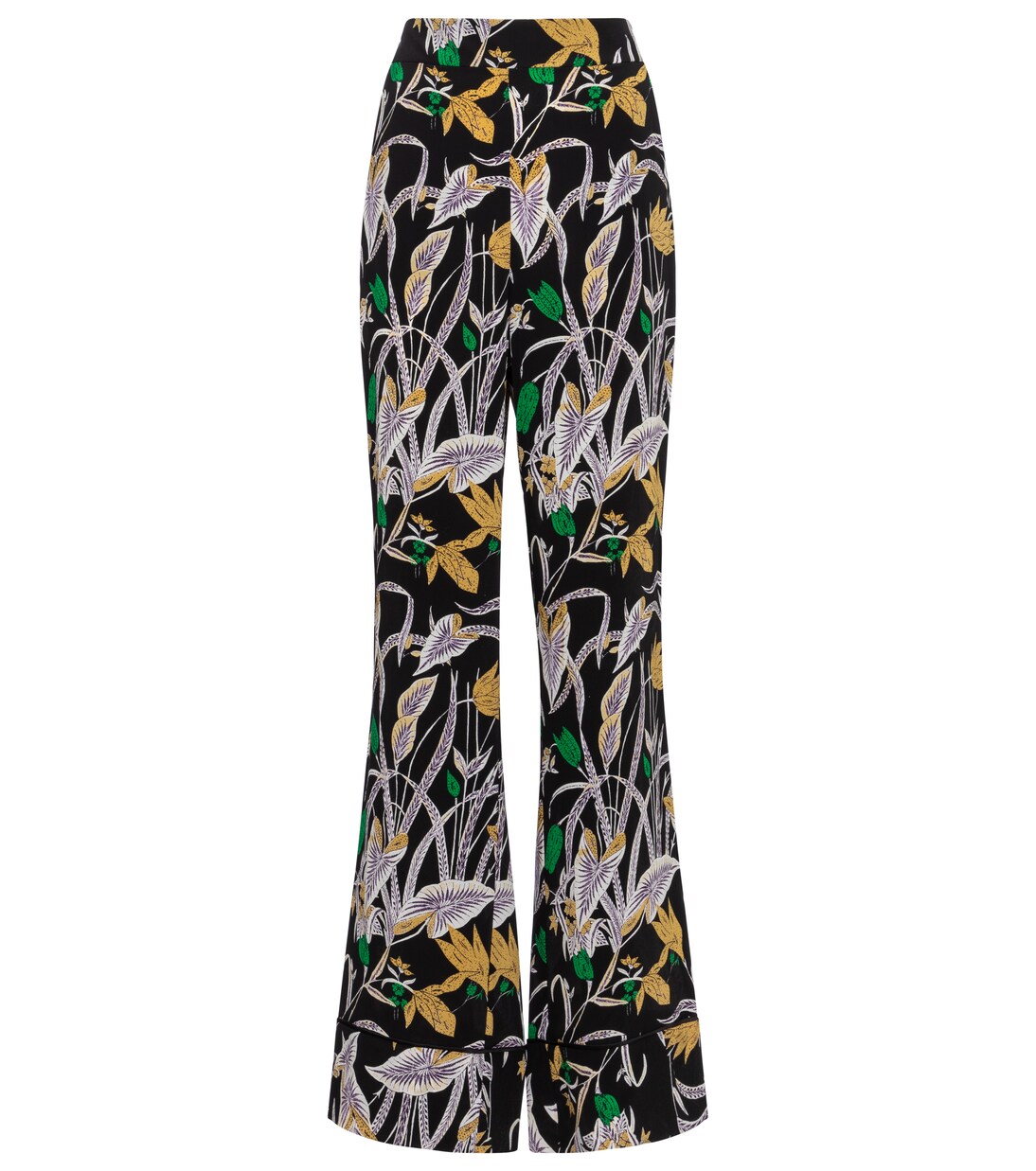 Pantalon Federia à taille haute en soie à fleurs | Diane von Furstenberg