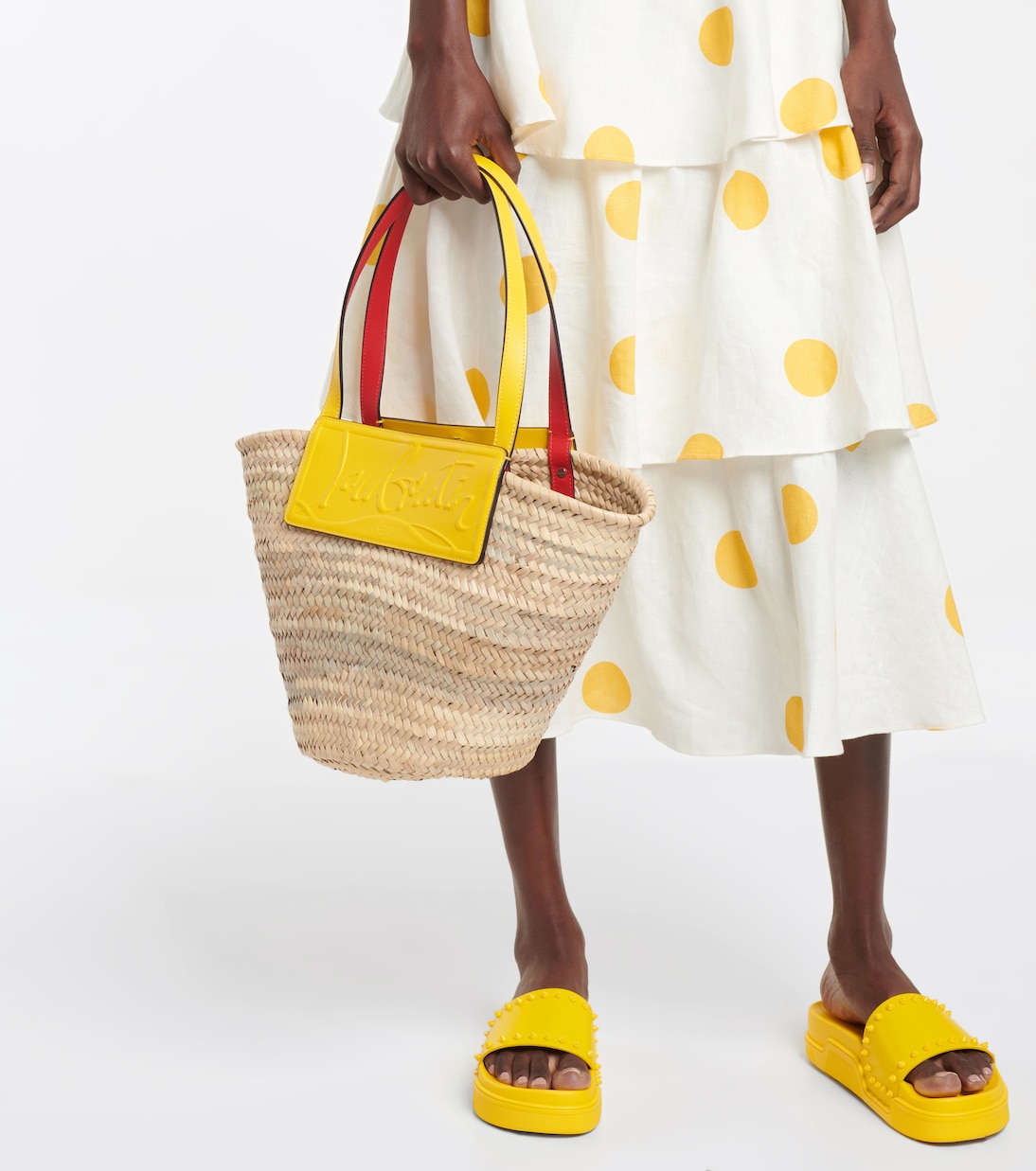 Shopper Loubishore in foglie di palma | Christian Louboutin