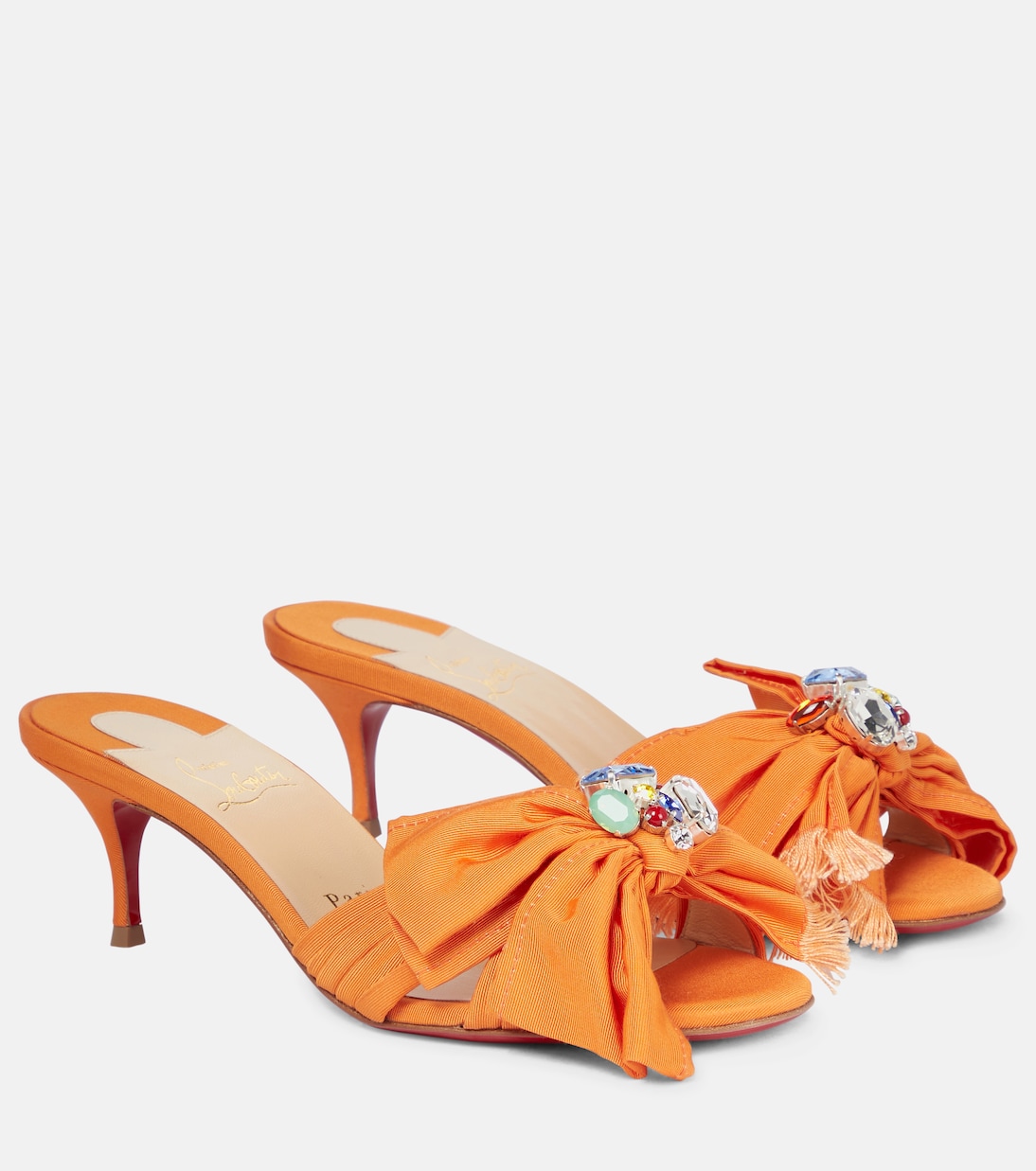 Mules Marie Anne 55 de algodón | Christian Louboutin