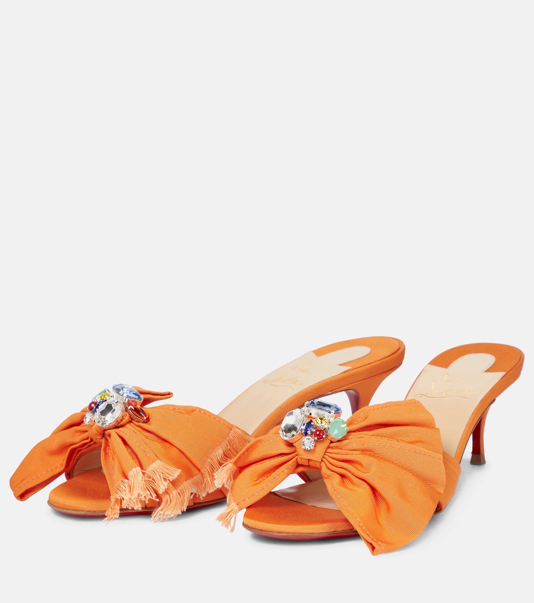Mules Marie Anne 55 de algodón | Christian Louboutin