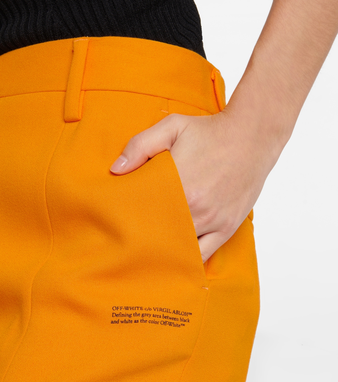 High-rise flared pants | Off-White