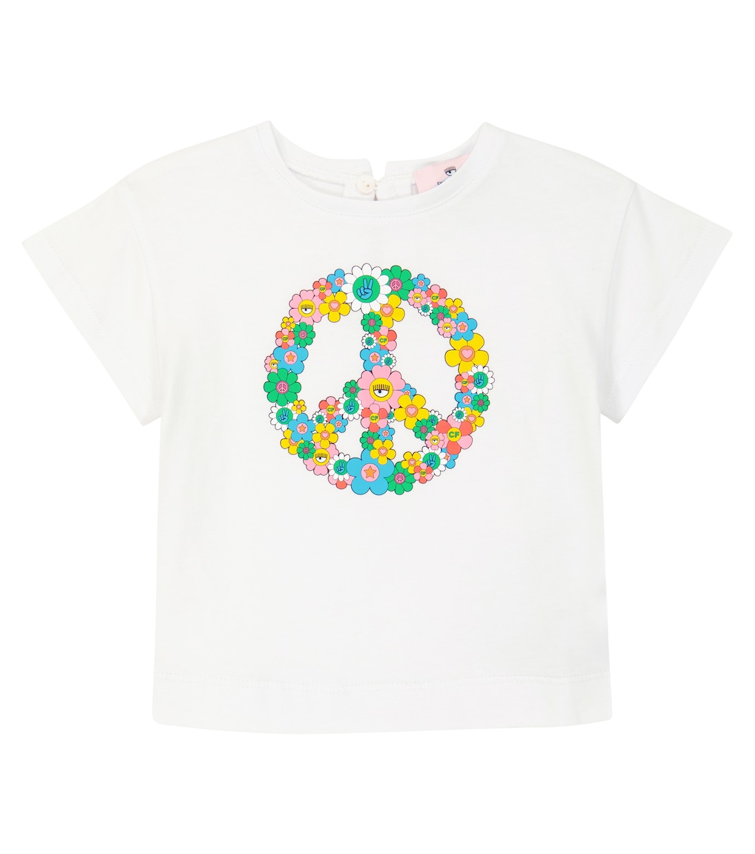 x Chiara Ferragni bebé - camiseta de algodón estampada | Monnalisa