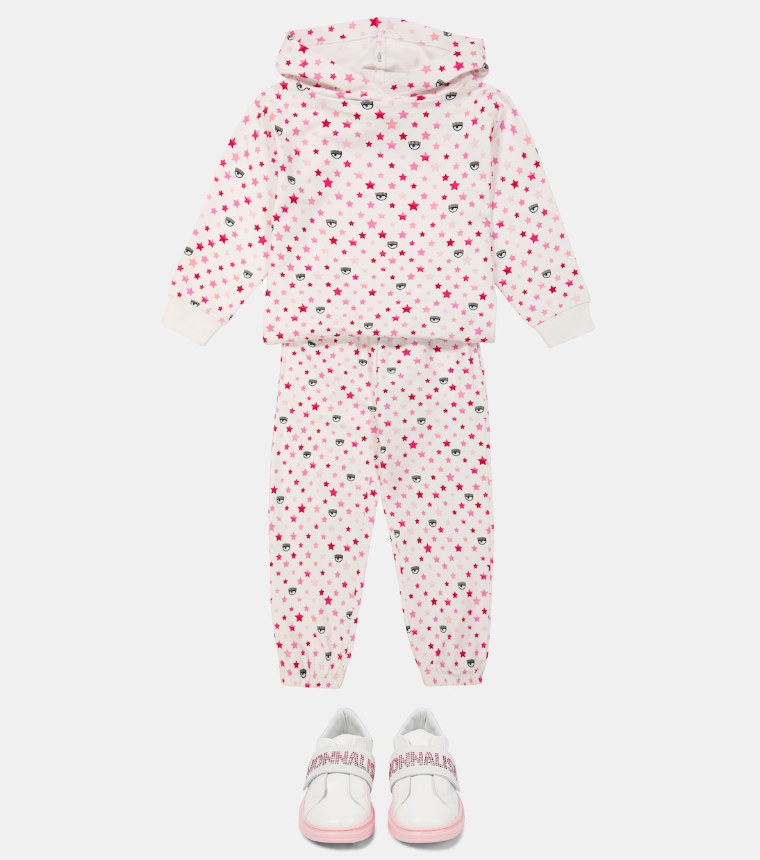 x Chiara Ferragni Baby printed hoodie | Monnalisa