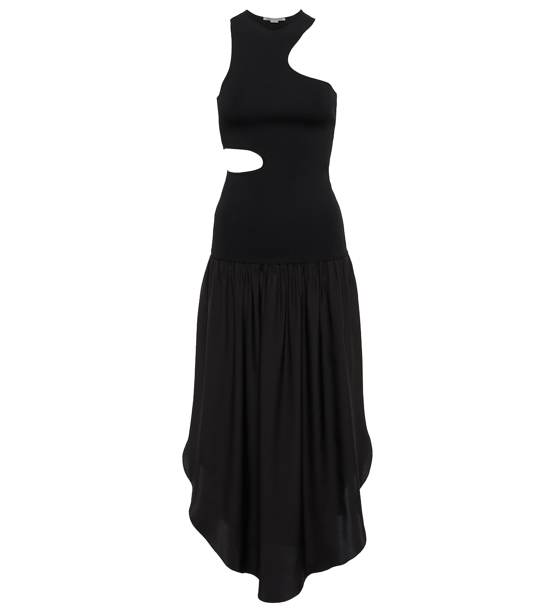 Asymmetric cutout midi dress | Stella McCartney