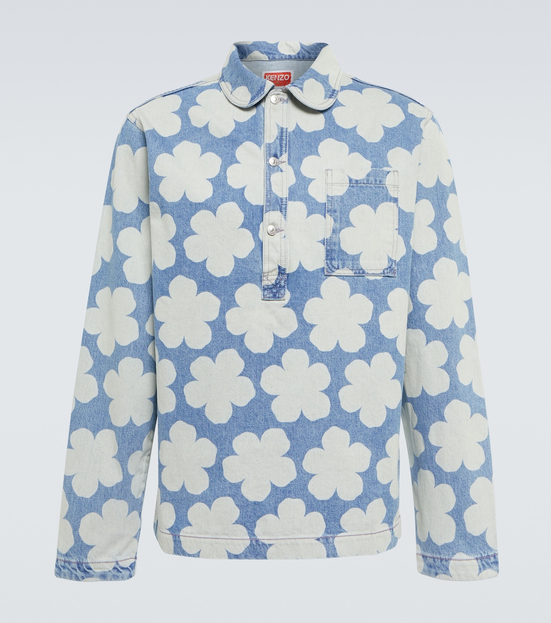 Camisa denim Hana Dots estampada | Kenzo