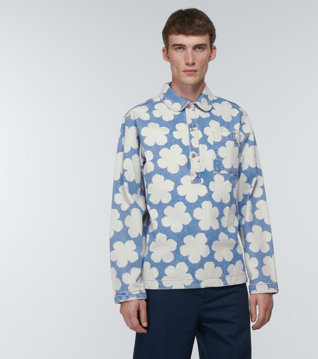 Camisa denim Hana Dots estampada | Kenzo