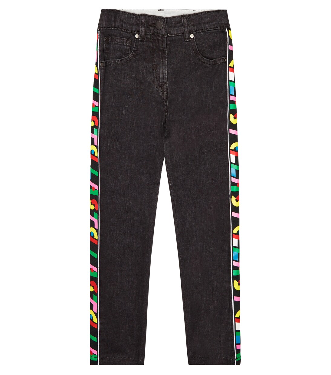 Jeans regular con logo | Stella McCartney Kids