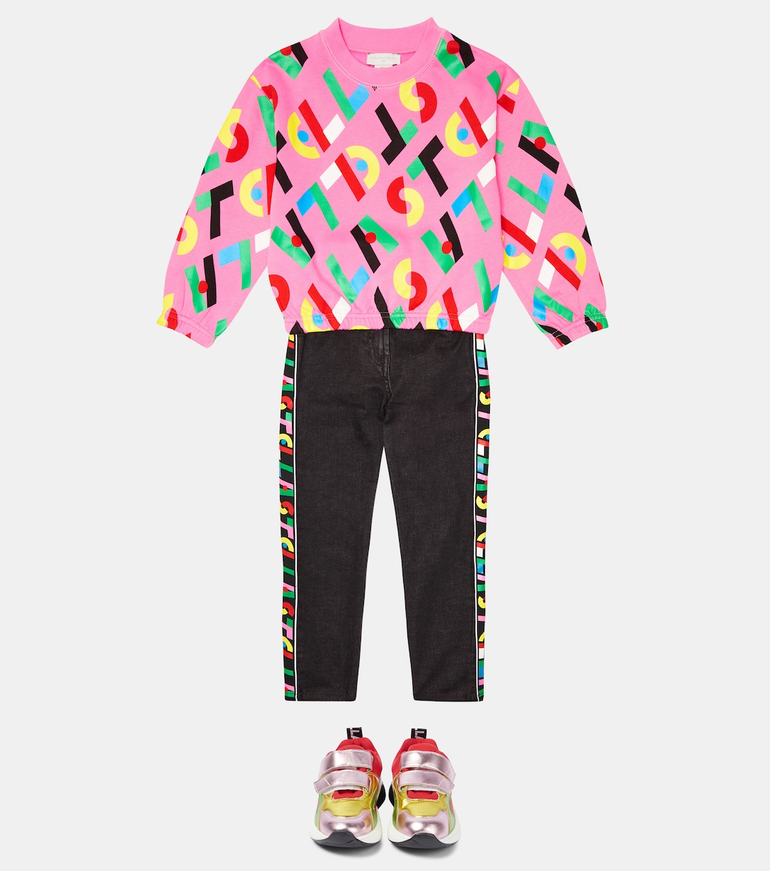 Jeans regular con logo | Stella McCartney Kids
