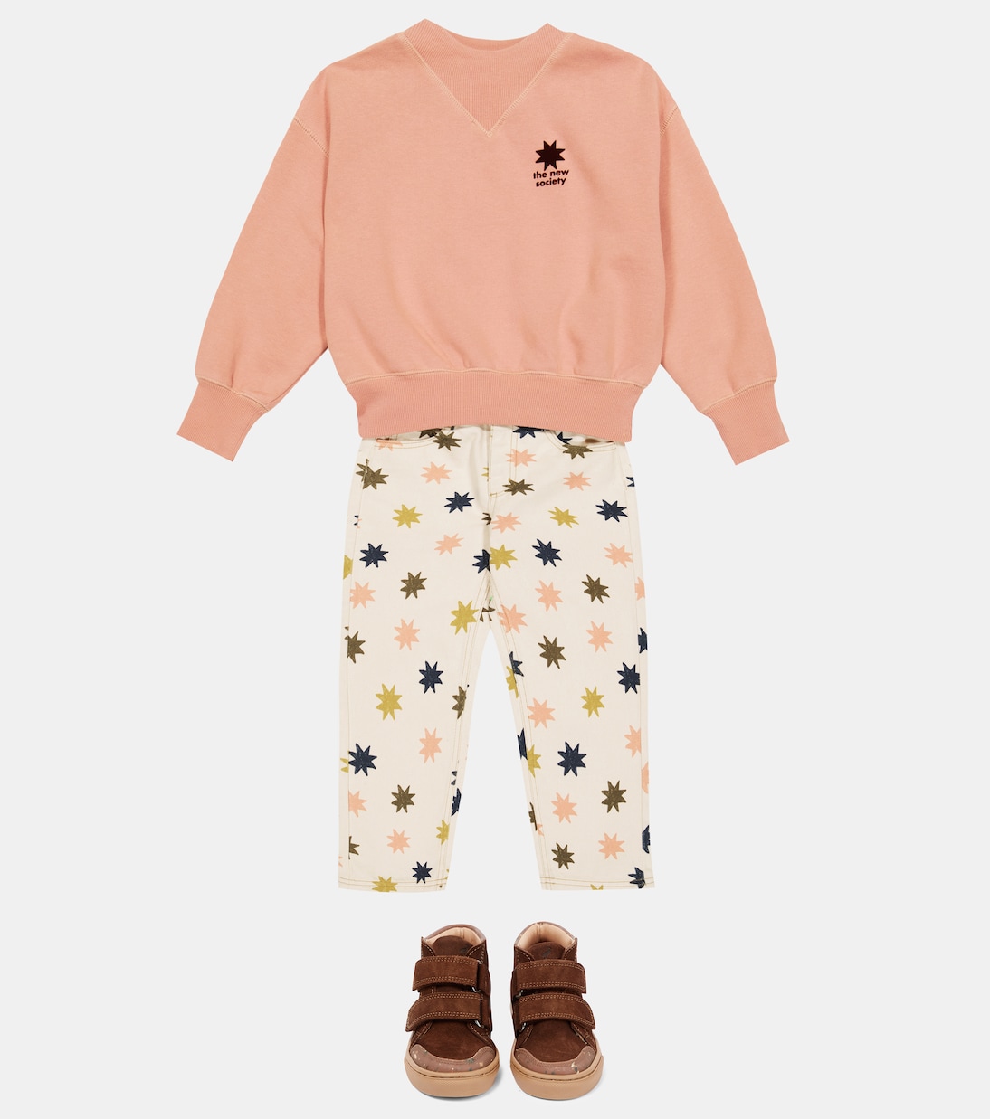 Felpa in cotone con logo | The New Society
