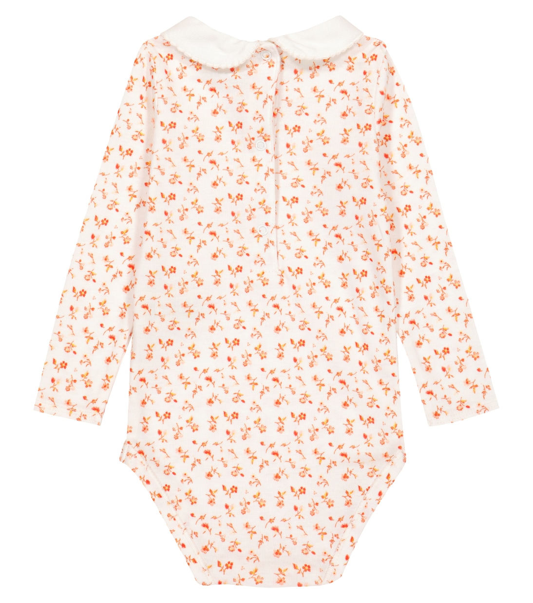 Bebé - body Limpet de algodón floral | Caramel