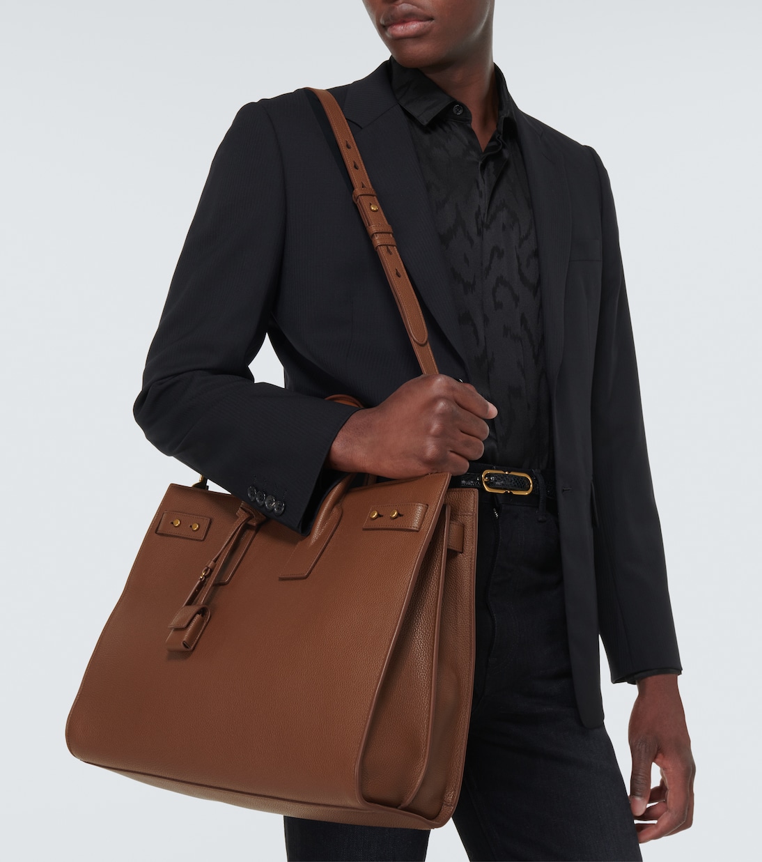 Borsa Sac de Jour Thin Large in pelle | Saint Laurent