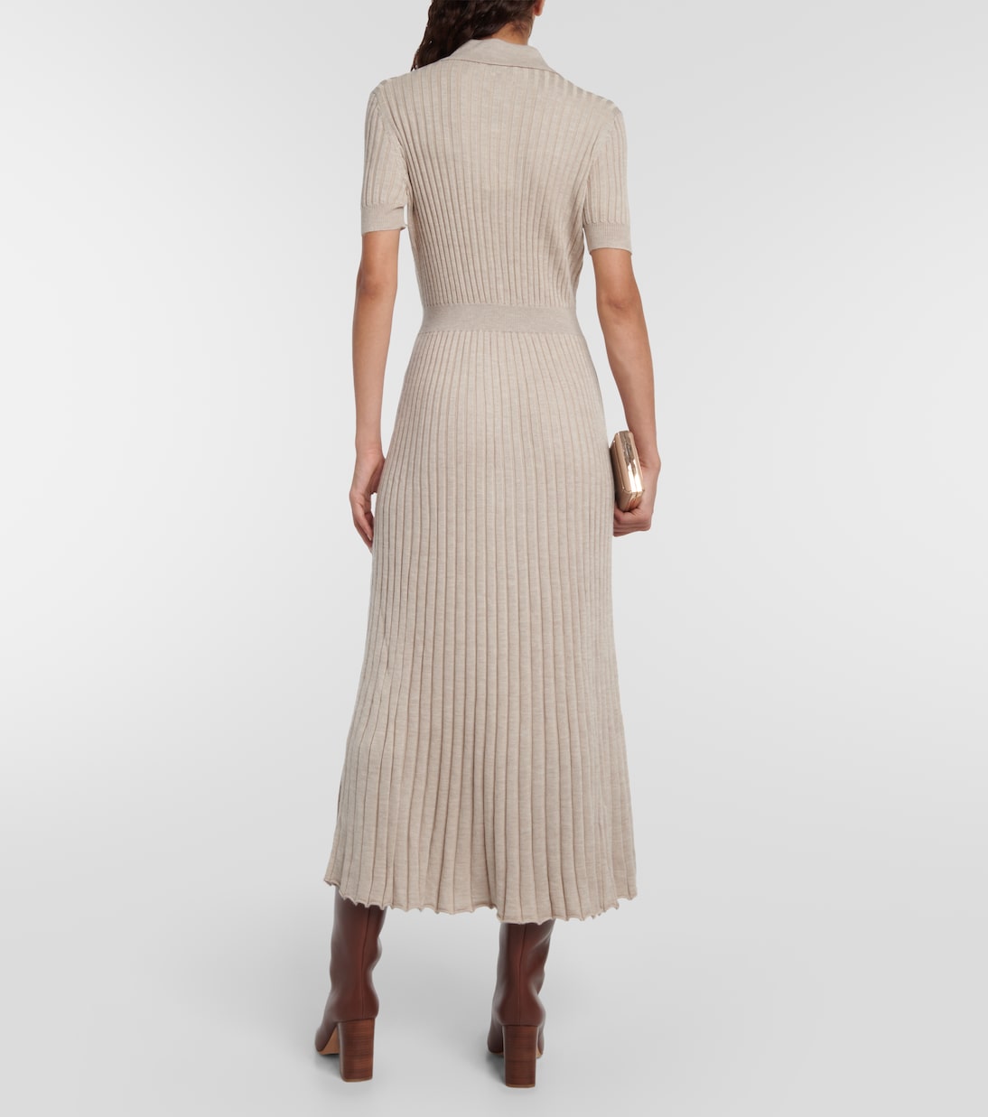 Robe midi Amor en soie et cachemire | Gabriela Hearst