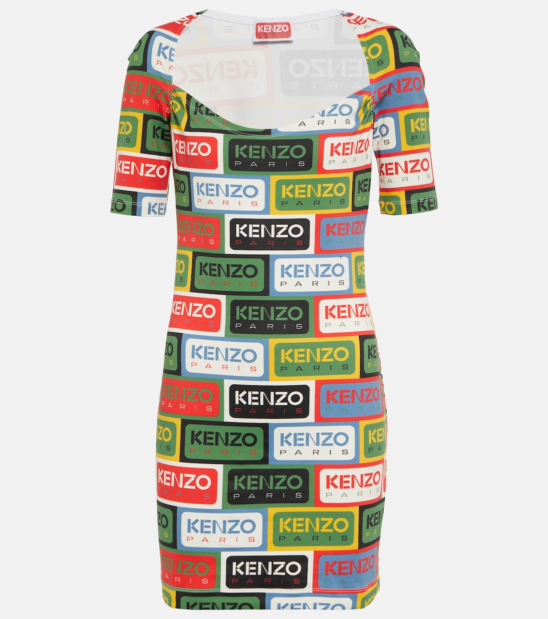 Logo printed jersey minidress | Kenzo