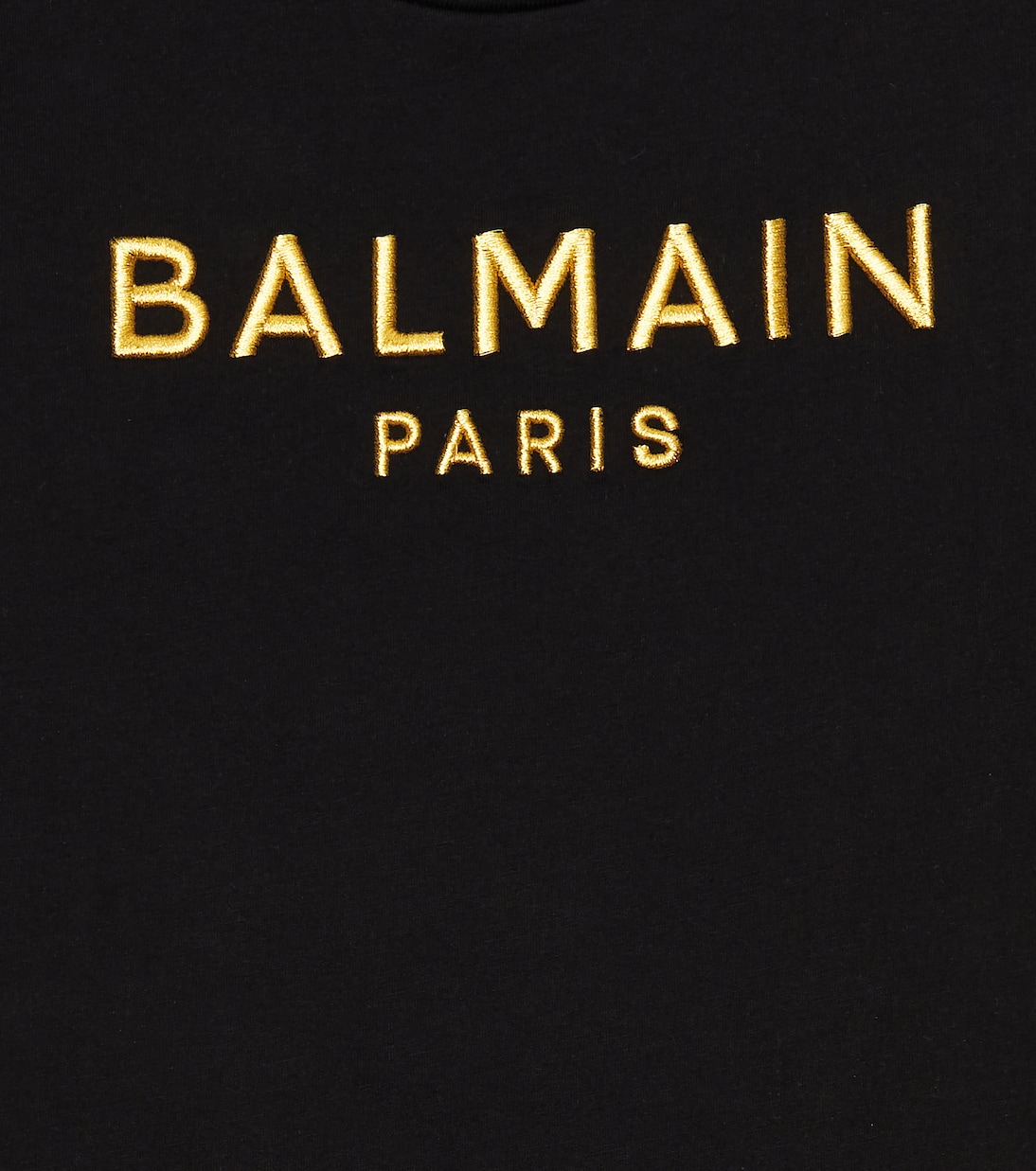 Abito in jersey di cotone con logo | Balmain Kids