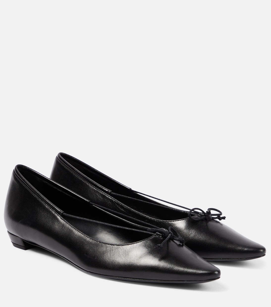 Claudette Bow leather ballet flats | The Row