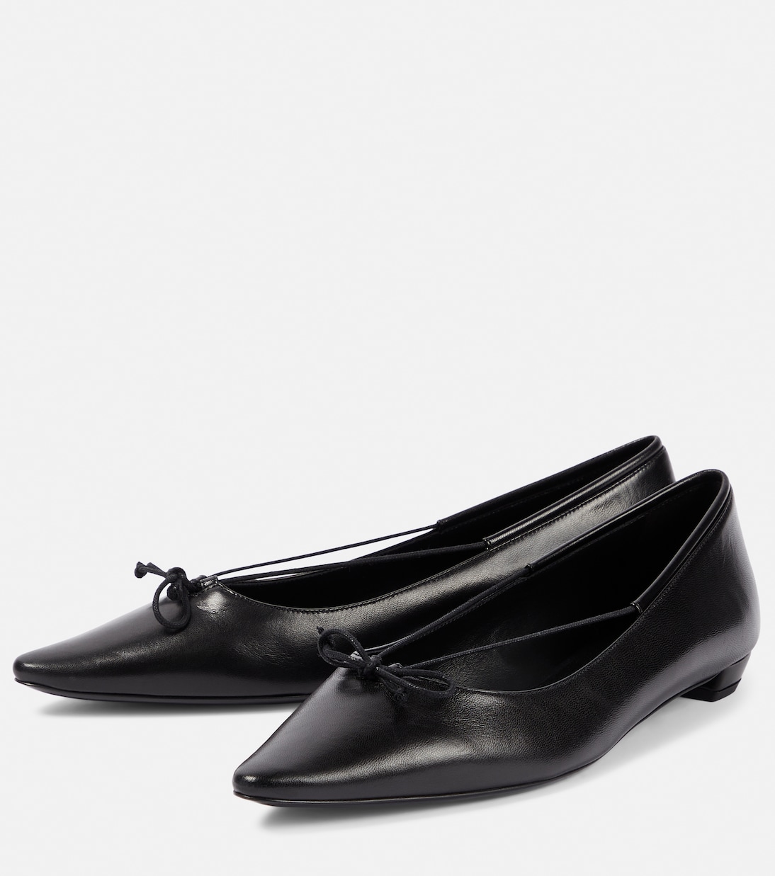 Claudette Bow leather ballet flats | The Row
