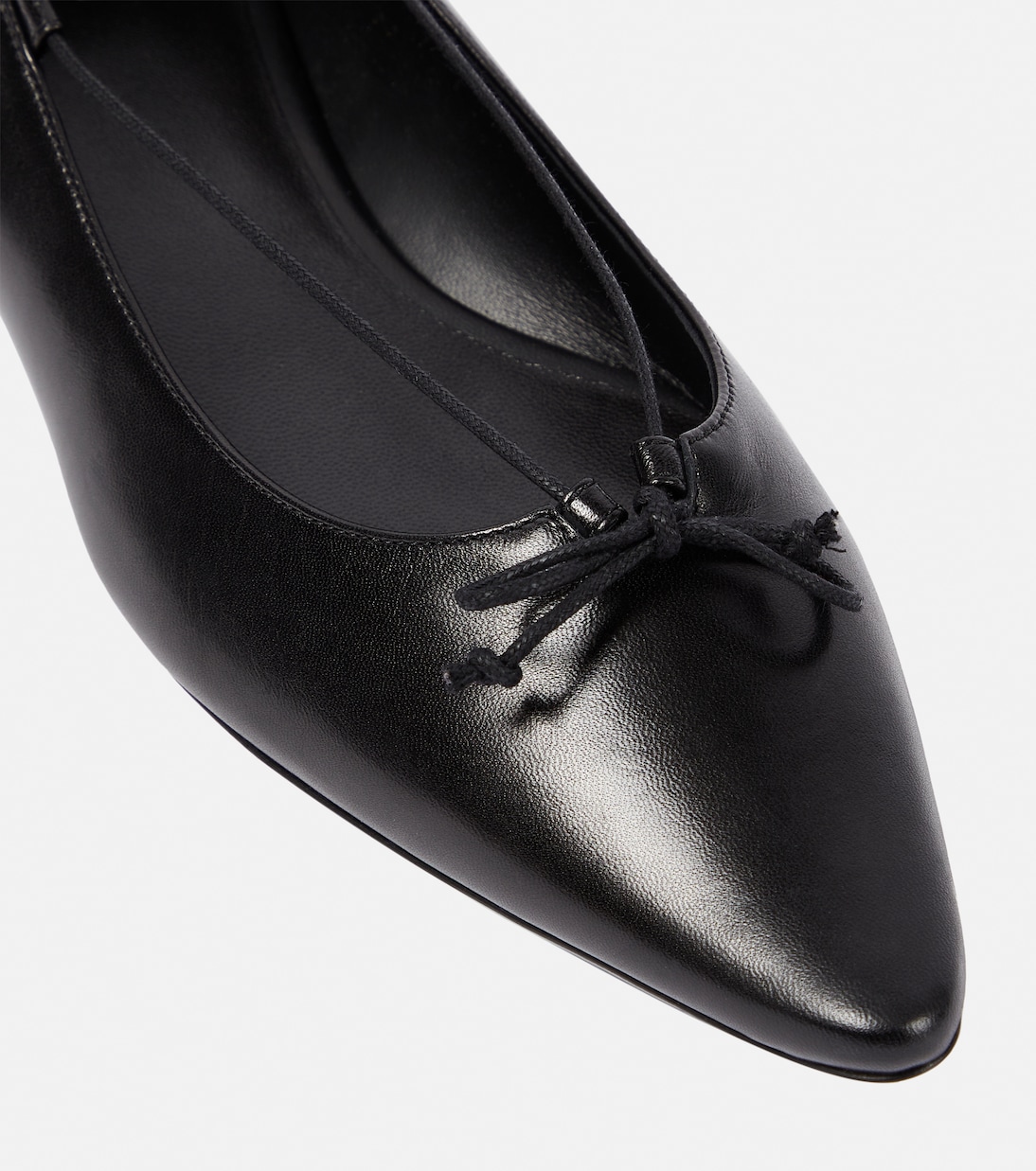 Claudette Bow leather ballet flats | The Row