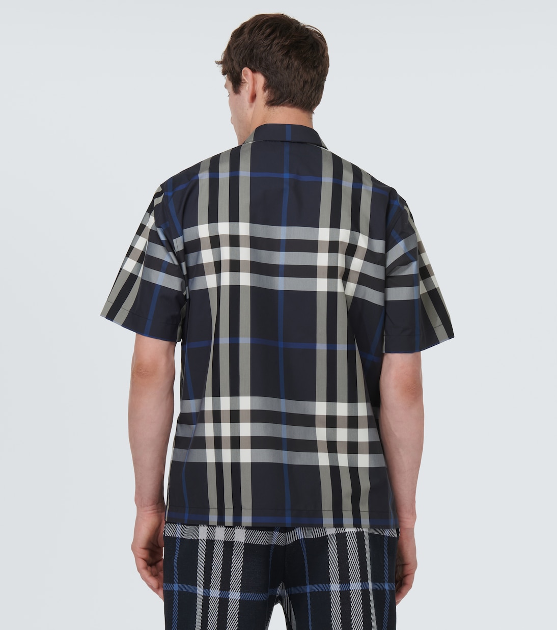 Camicia in misto cotone a quadri | Burberry