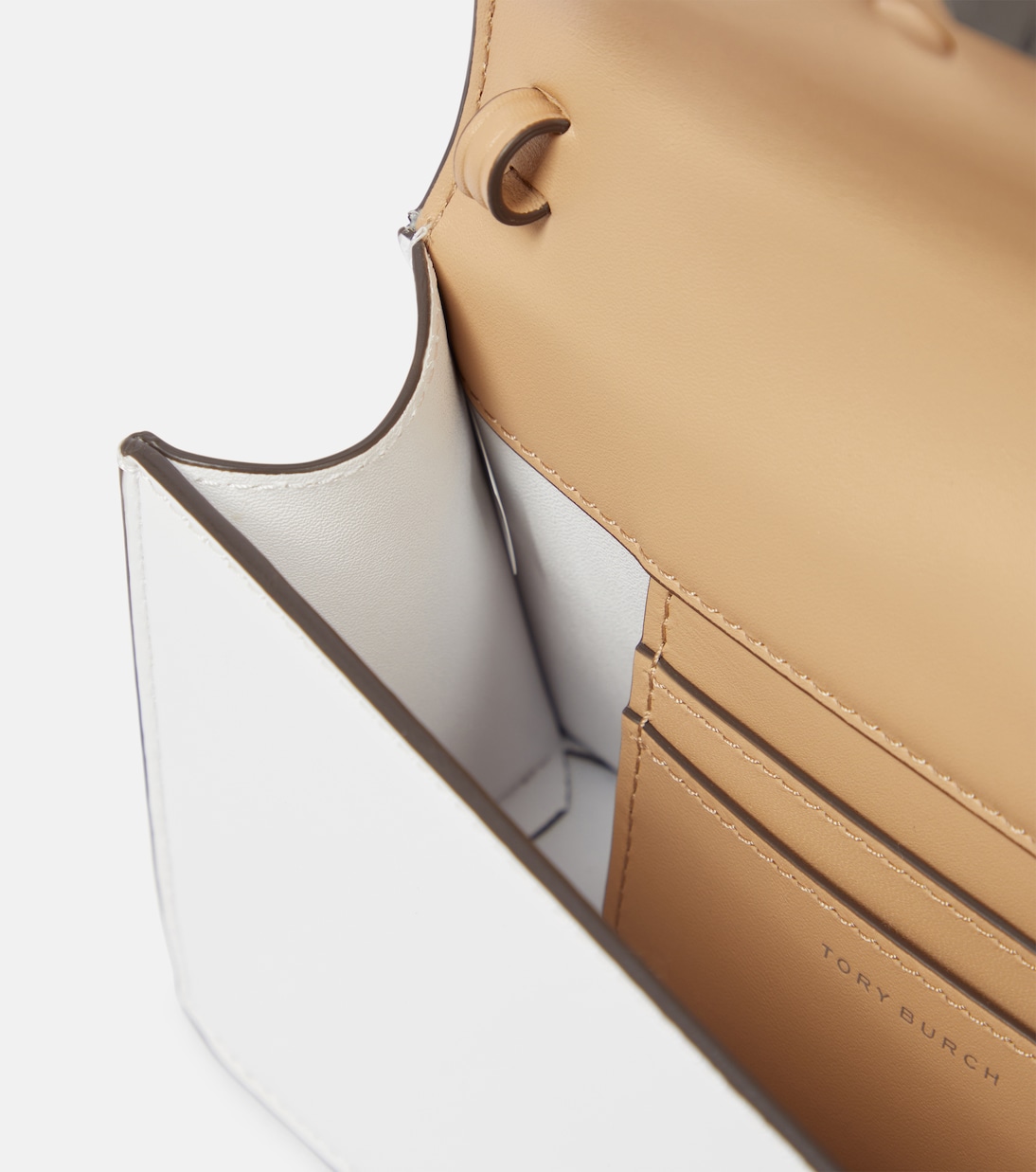 Sac Double T en cuir | Tory Burch