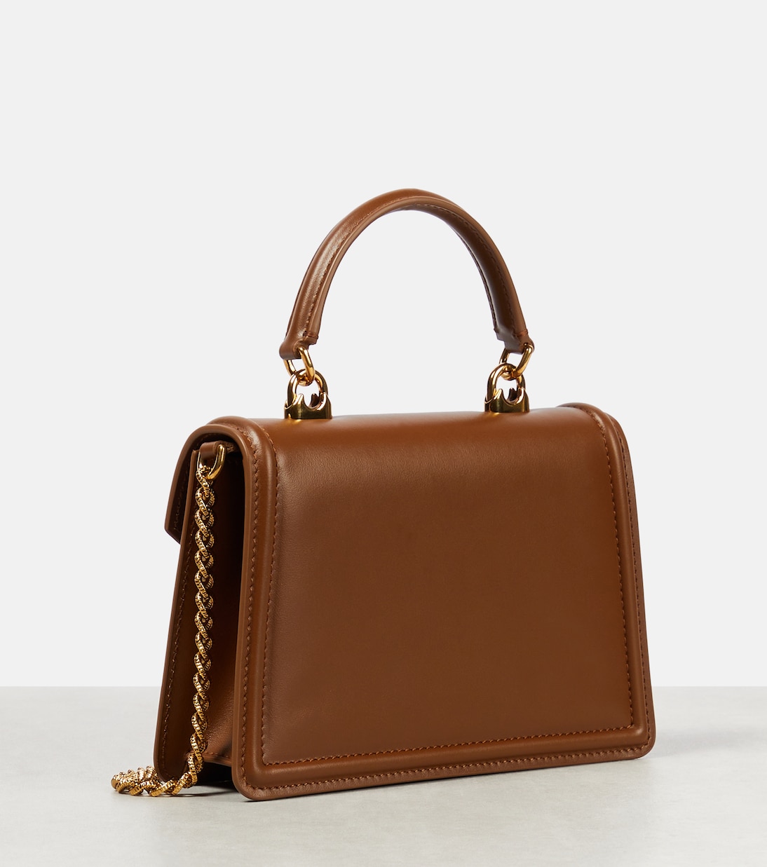Borsa a spalla Devotion Mini in pelle | Dolce&Gabbana