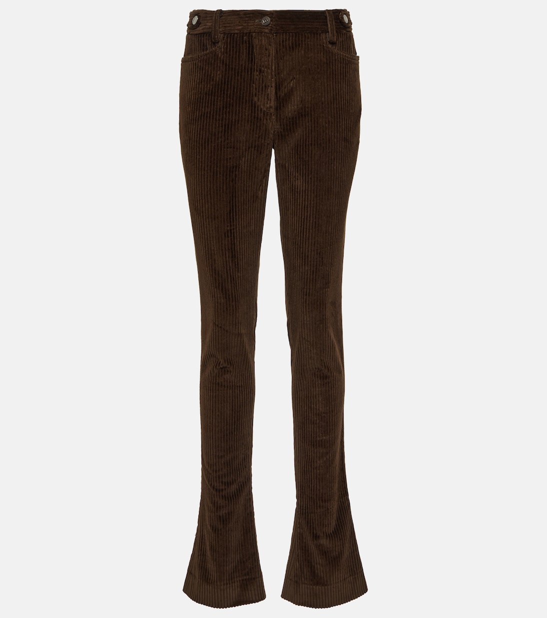 Low-rise corduroy flared pants | Dolce&Gabbana