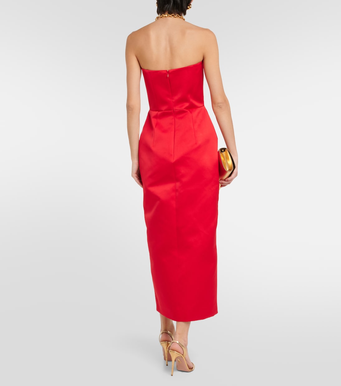 Strapless midi dress | Emilia Wickstead