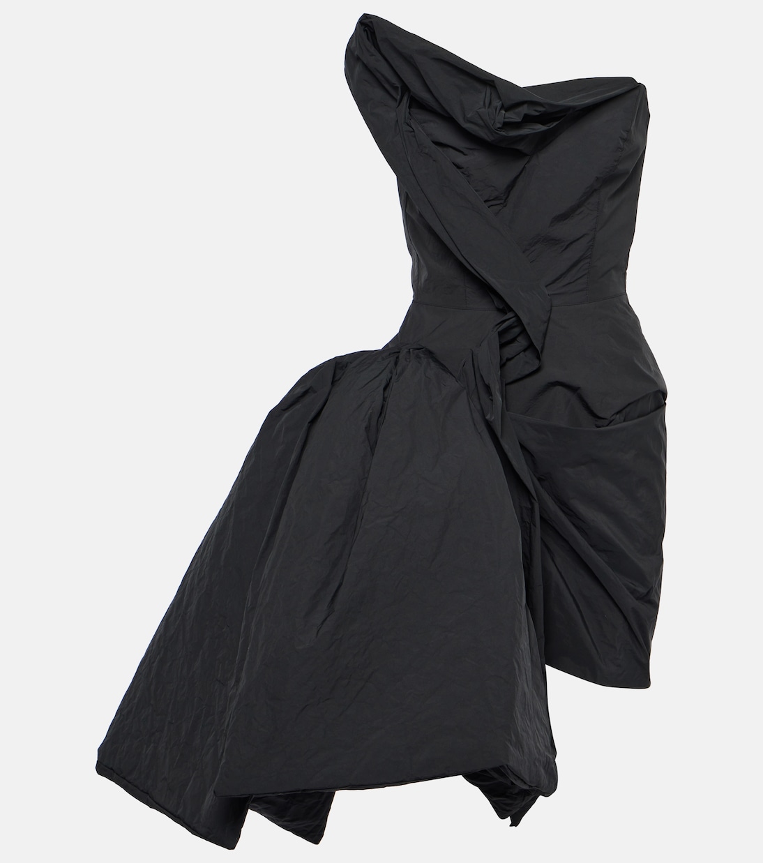 Nucleus asymmetric bustier minidress | Maticevski