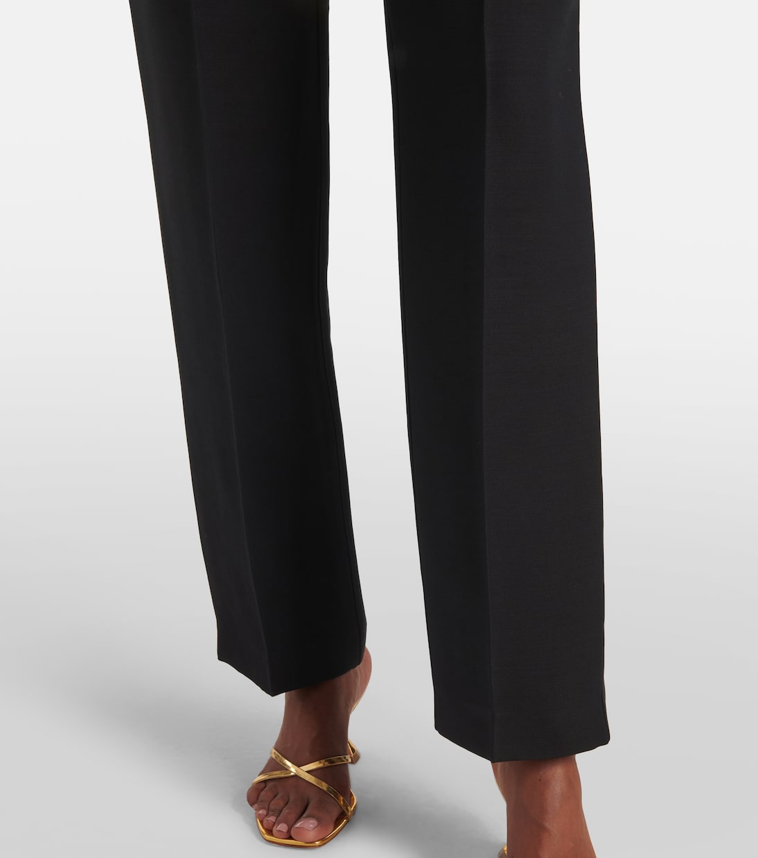 Wool and silk straight pants | Roland Mouret