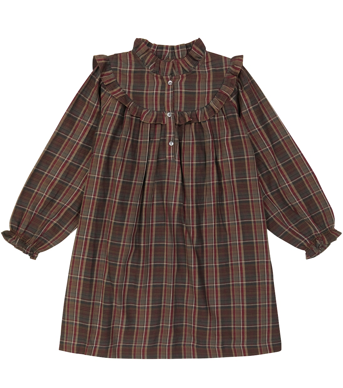 Abito Tish in cotone a quadri | Bonpoint
