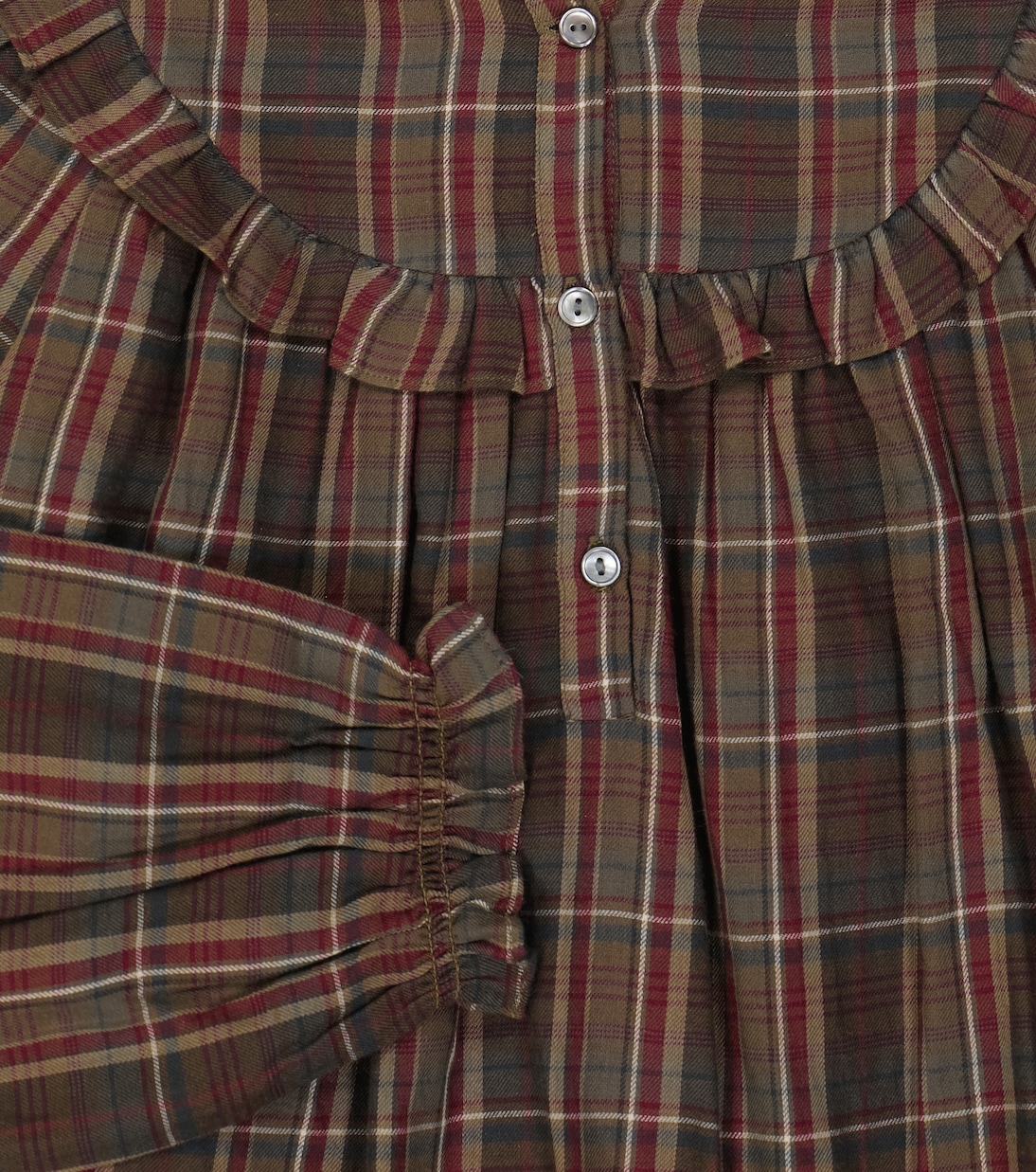Abito Tish in cotone a quadri | Bonpoint