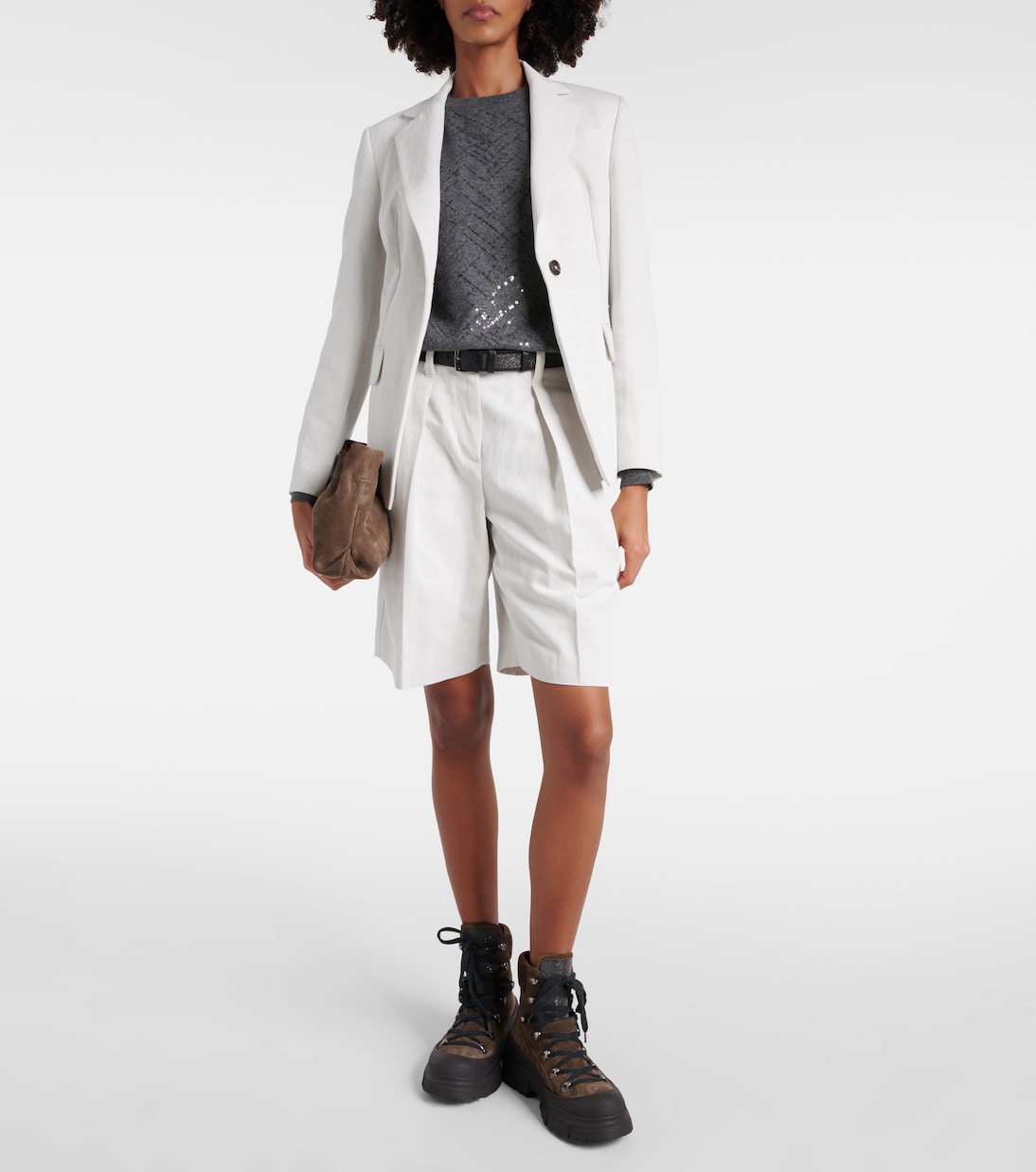 Jersey de lana, cachemir y seda | Brunello Cucinelli